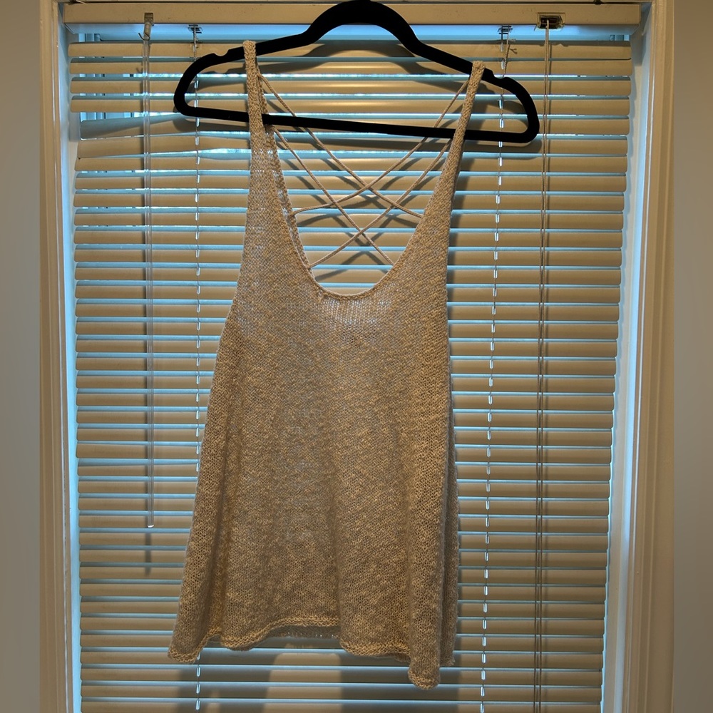 AEO Knit Criss-Cross Tank
